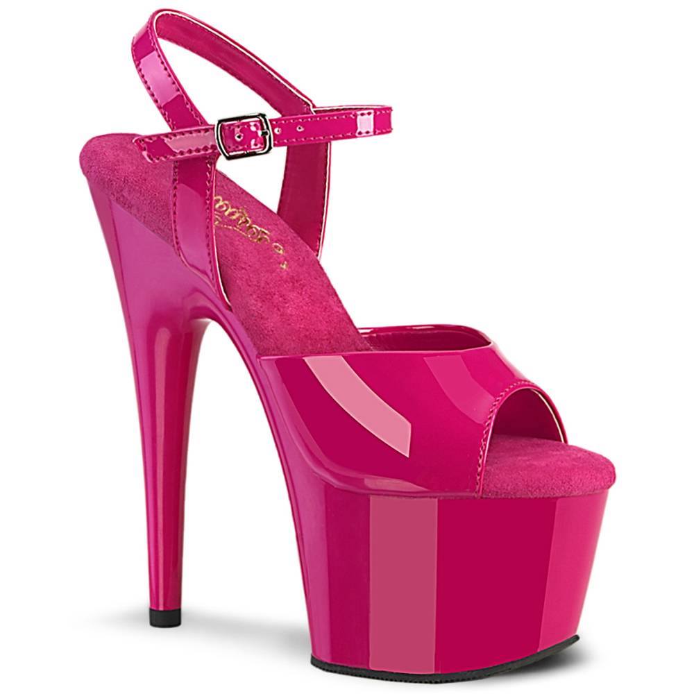 Pleaser - ADORE709 Sandale à bride à la cheville, Pole dance chaussures - Rose Product image